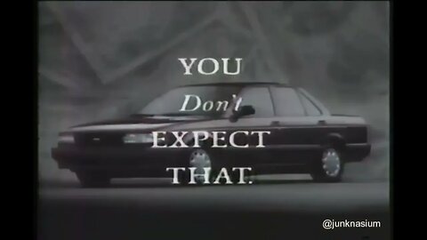 1993 Nissan Sentra Commercial "You Should Expect A Nissan, Fool" (90's Lost Media)