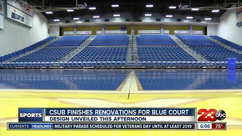 CSUB unveiling new basketball court