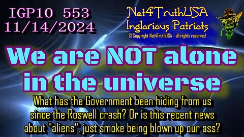 IGP10 553 - We are NOT alone in the universe