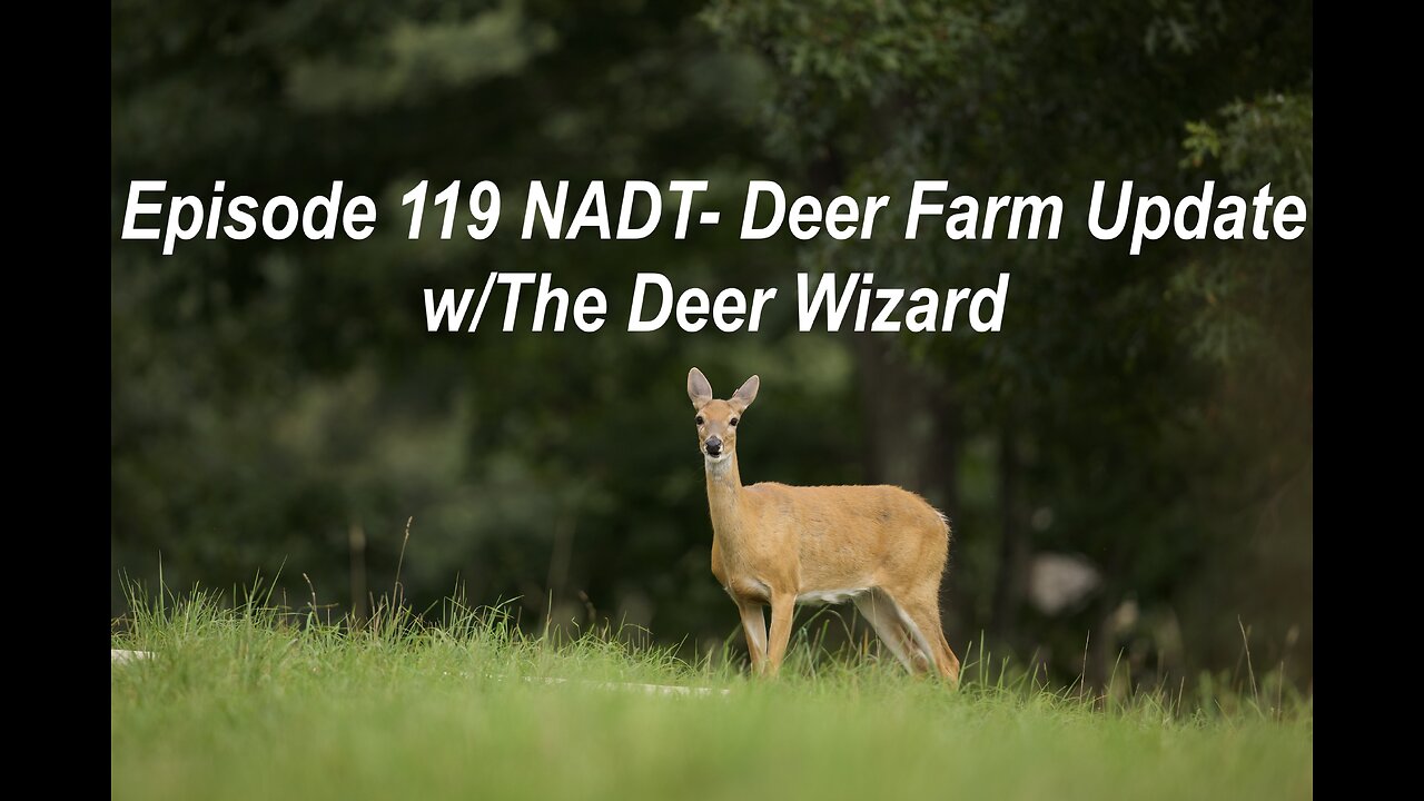 Episode 119 NADT- Deer Farm Update w/ The Deer Wizard