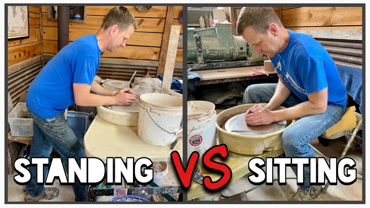 Throwing Pots Standing vs Sitting