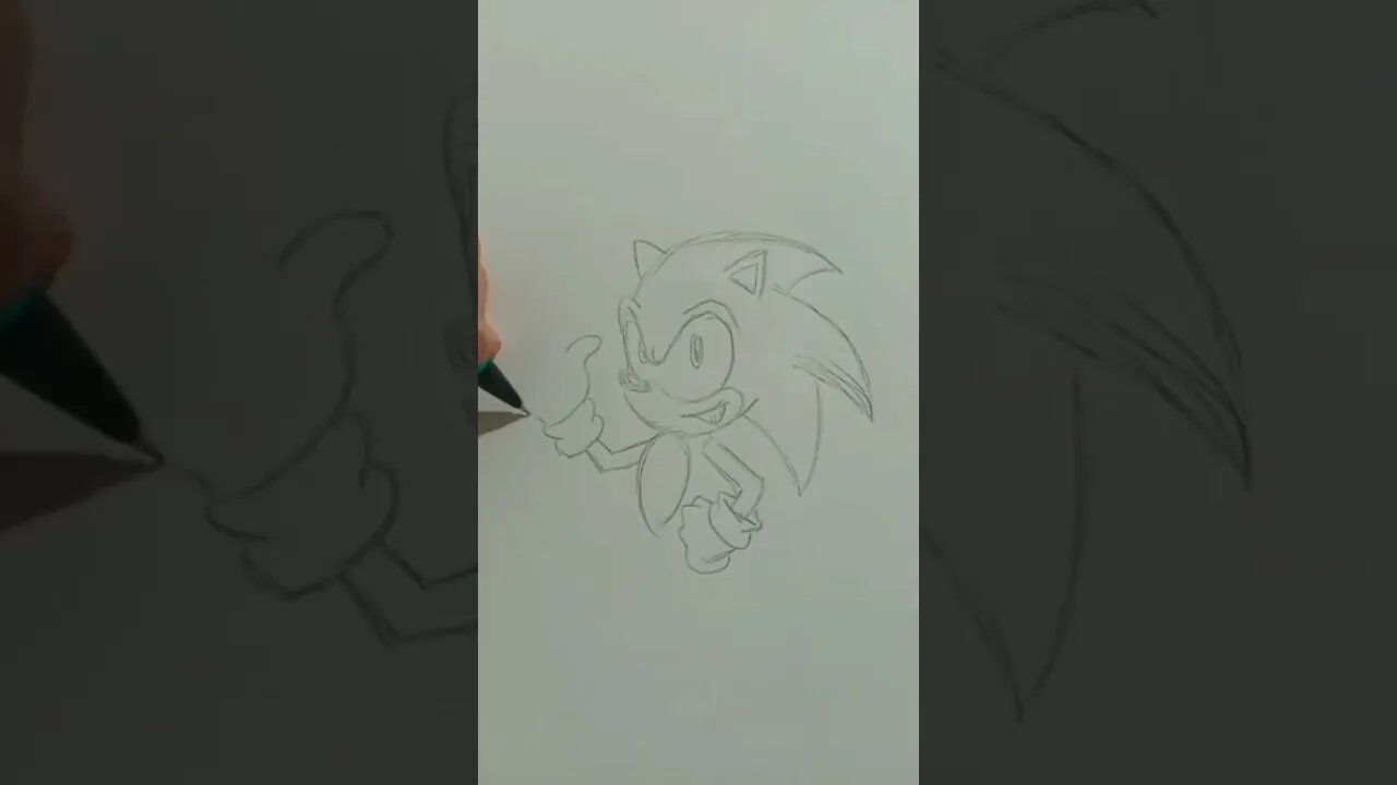 Como desenhar o SONIC #desenho #arte #sonic #sonicthehedgehog #sonicdash #games #gameplay #game