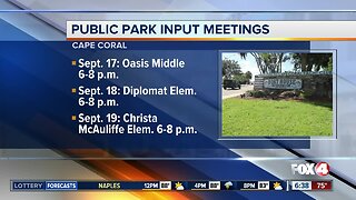 Cape Coral to build seven new neighborhood parks wants public input