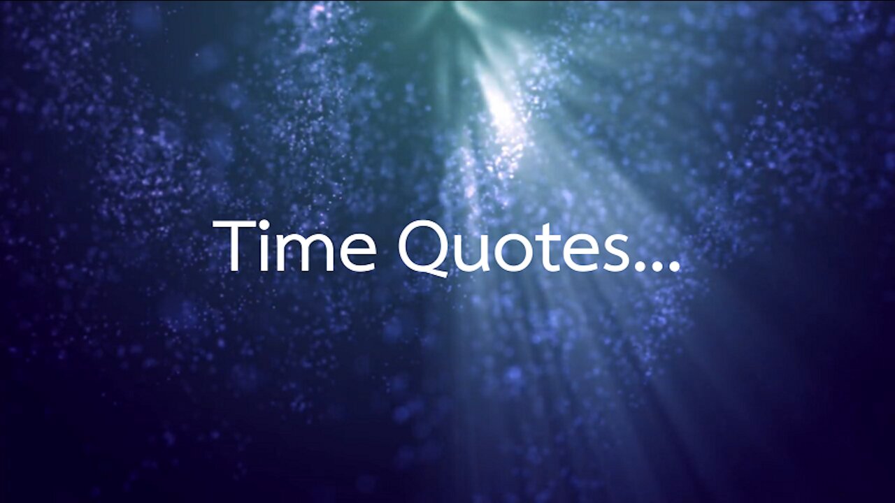 Time Quotes