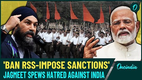 India-Canada Row: Jagmeet Singh Urges Trudeau to Ban RSS, Pushes for Severe Sanctions on India