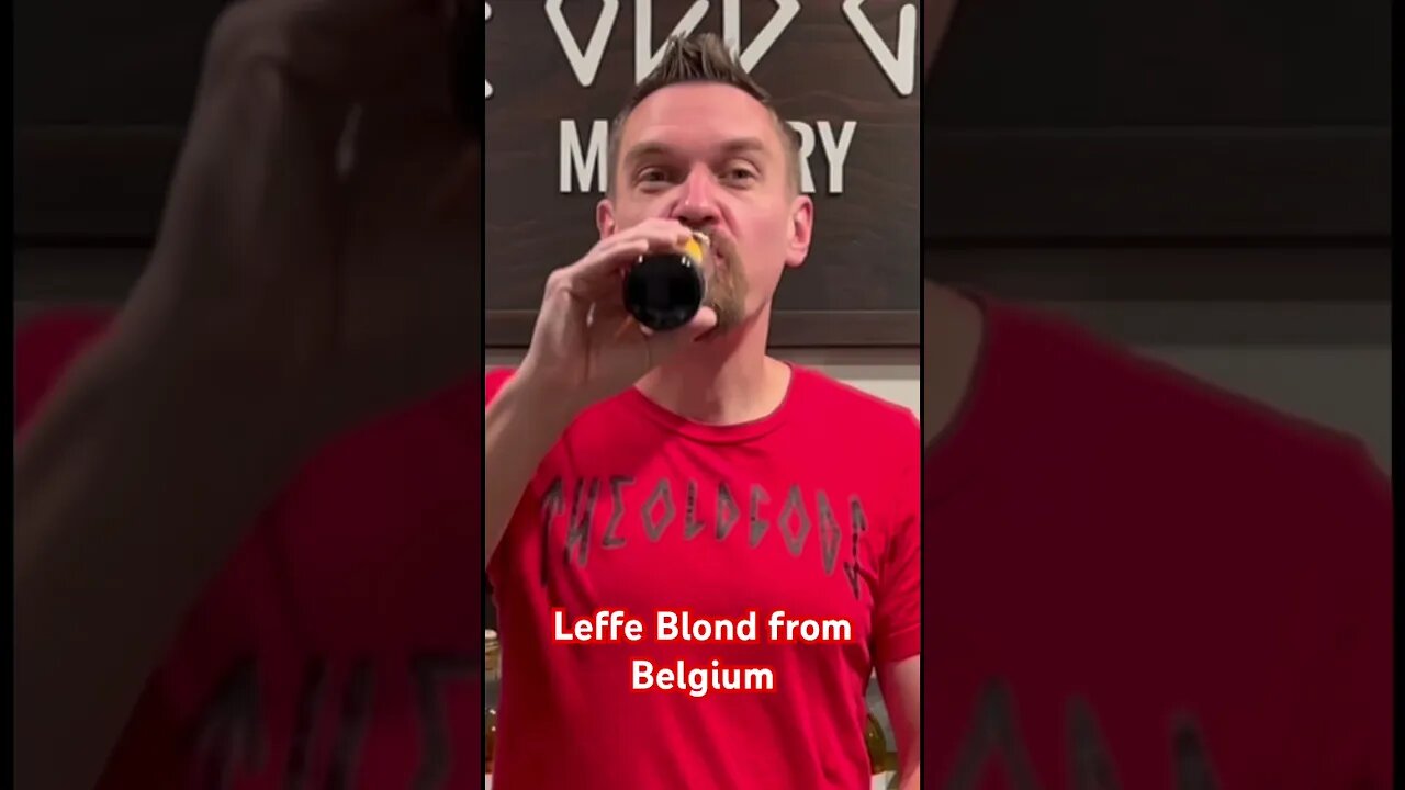 Leffe Blond from Belgium! Belgium inspired MEAD coming Saturday! #mead #belgium