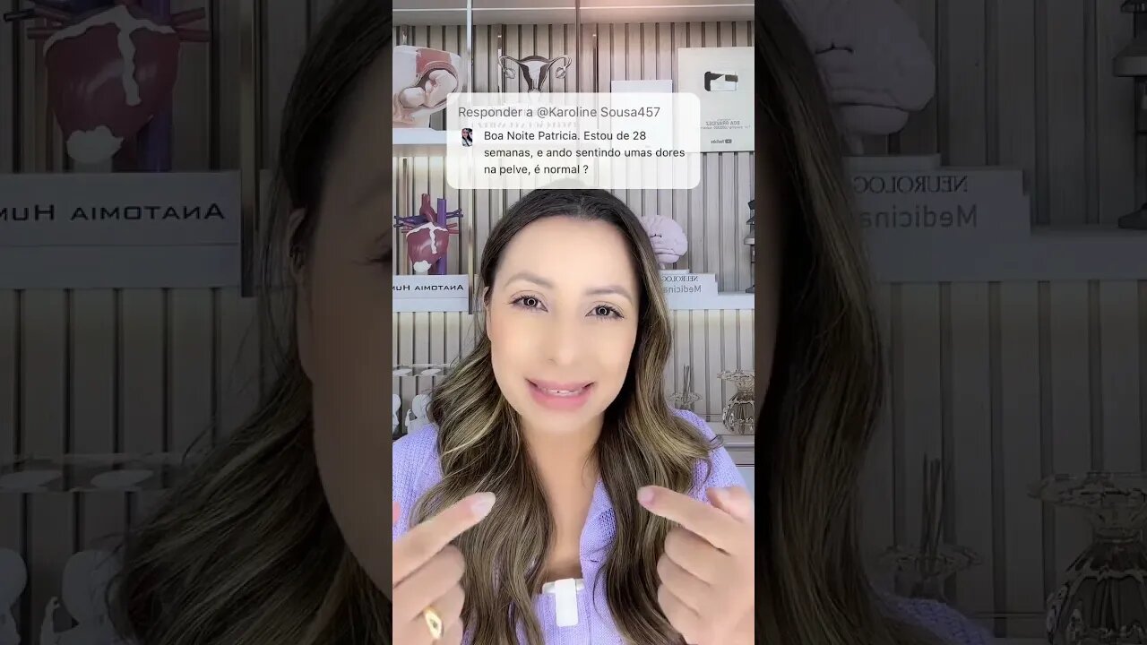 28 semanas estou sentindo dores na pelve é normal?