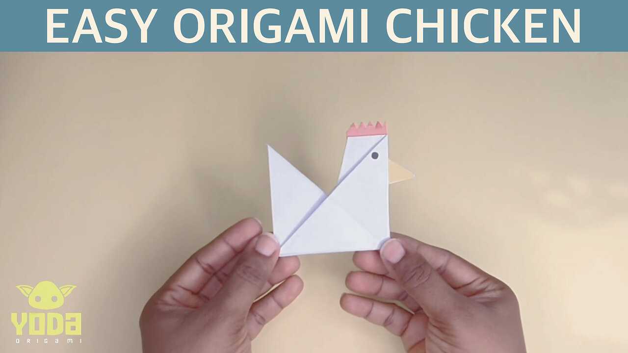 How To Make An Origami Chicken - Easy And Step By Step Tutorial