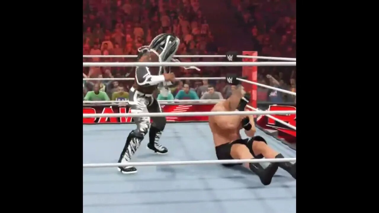 wwe 2k23 brock lesnar get destroyed by Omega