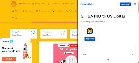How To Earn Free SHIBA INU SHIB TOKENS Cryptocurrency At BTC Bunch Every 1 Min Withdraw Via Coinbase