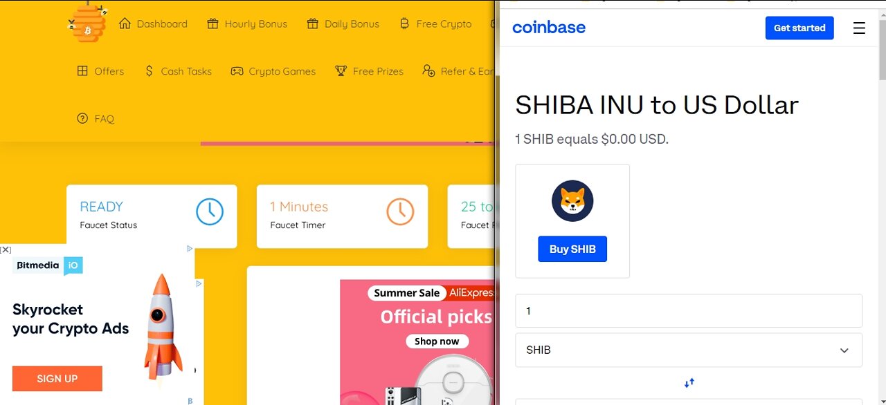 How To Earn Free SHIBA INU SHIB TOKENS Cryptocurrency At BTC Bunch Every 1 Min Withdraw Via Coinbase