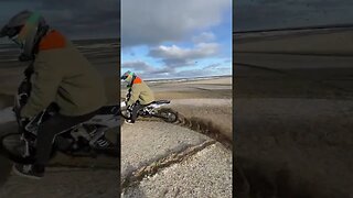 Electric Dirt Bike Paddle Tire Drifting #shorts