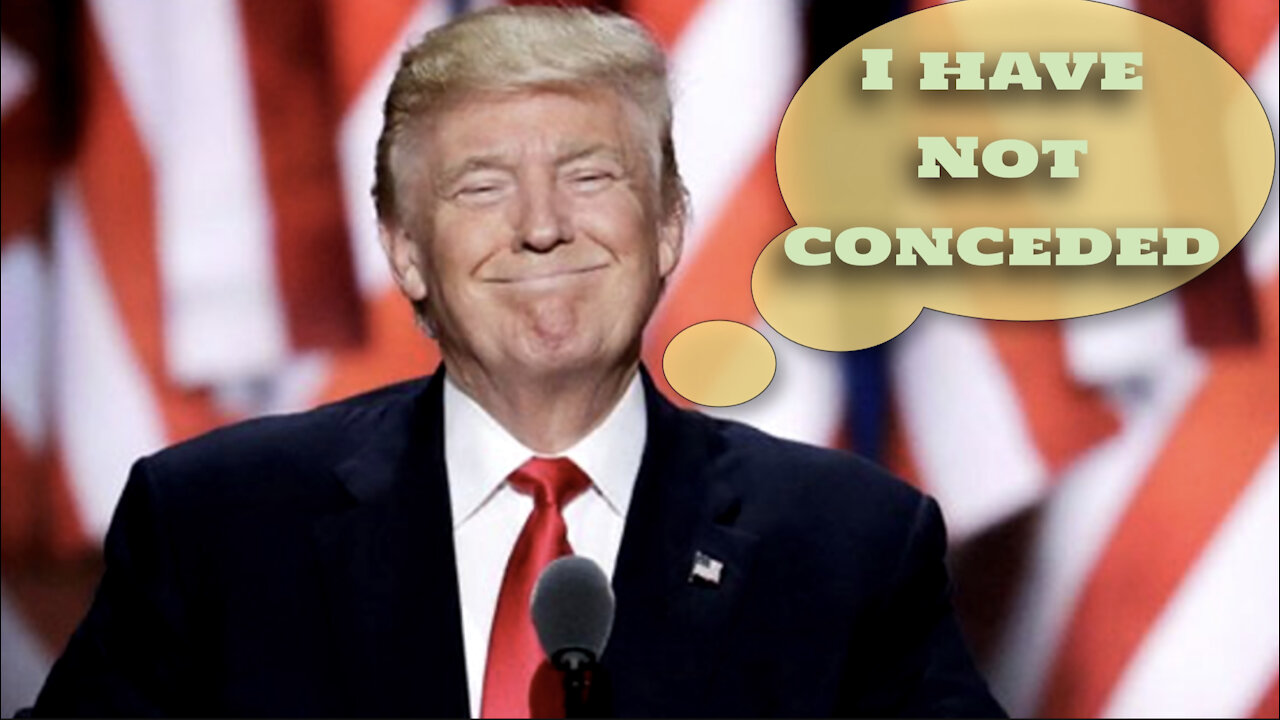 Trump says he has not conceded