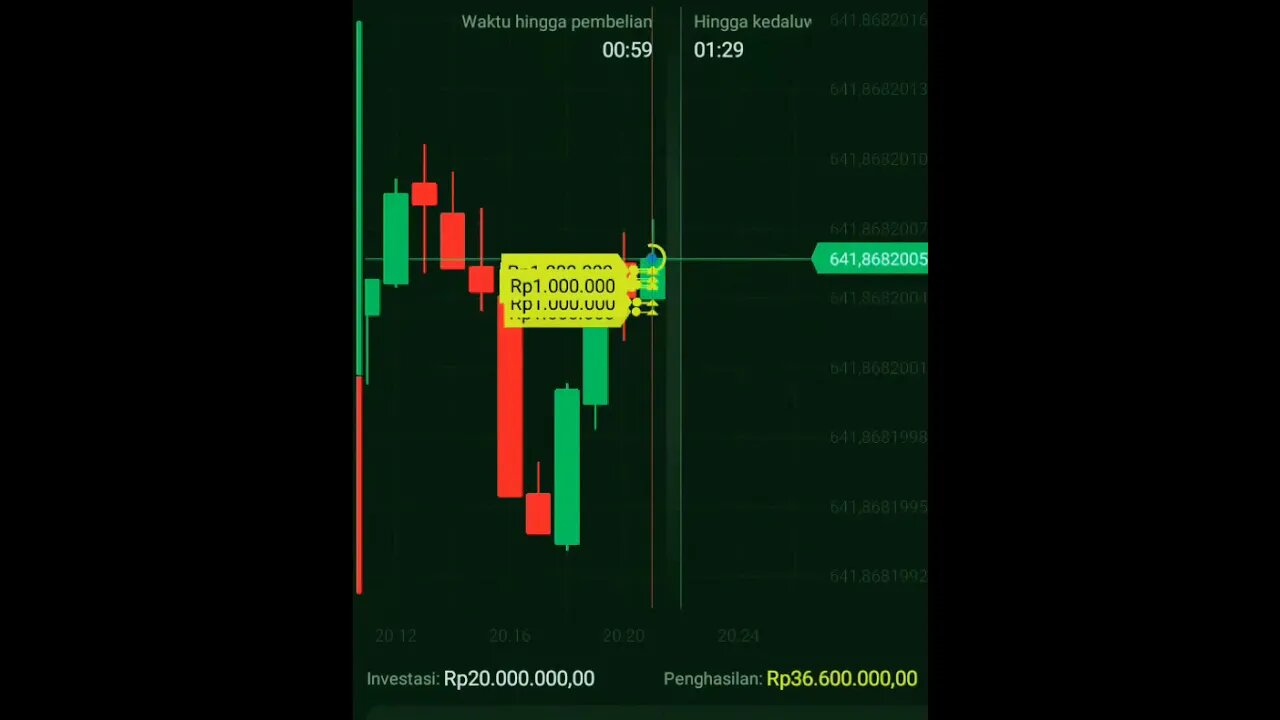 Di binary pake indikator 🤣🤭 #binaryoption #binomo #quotex #octafx #bitcoin #ethereum #short #shorts