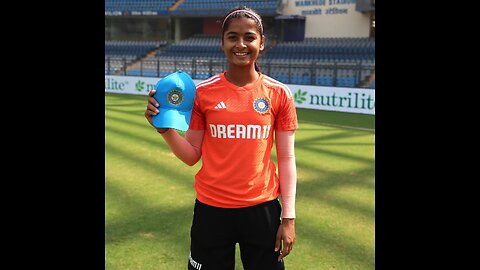 IND W vs AUS W Shreyanka's ODI debut after making her T20I debut against England. #shreyankapatil