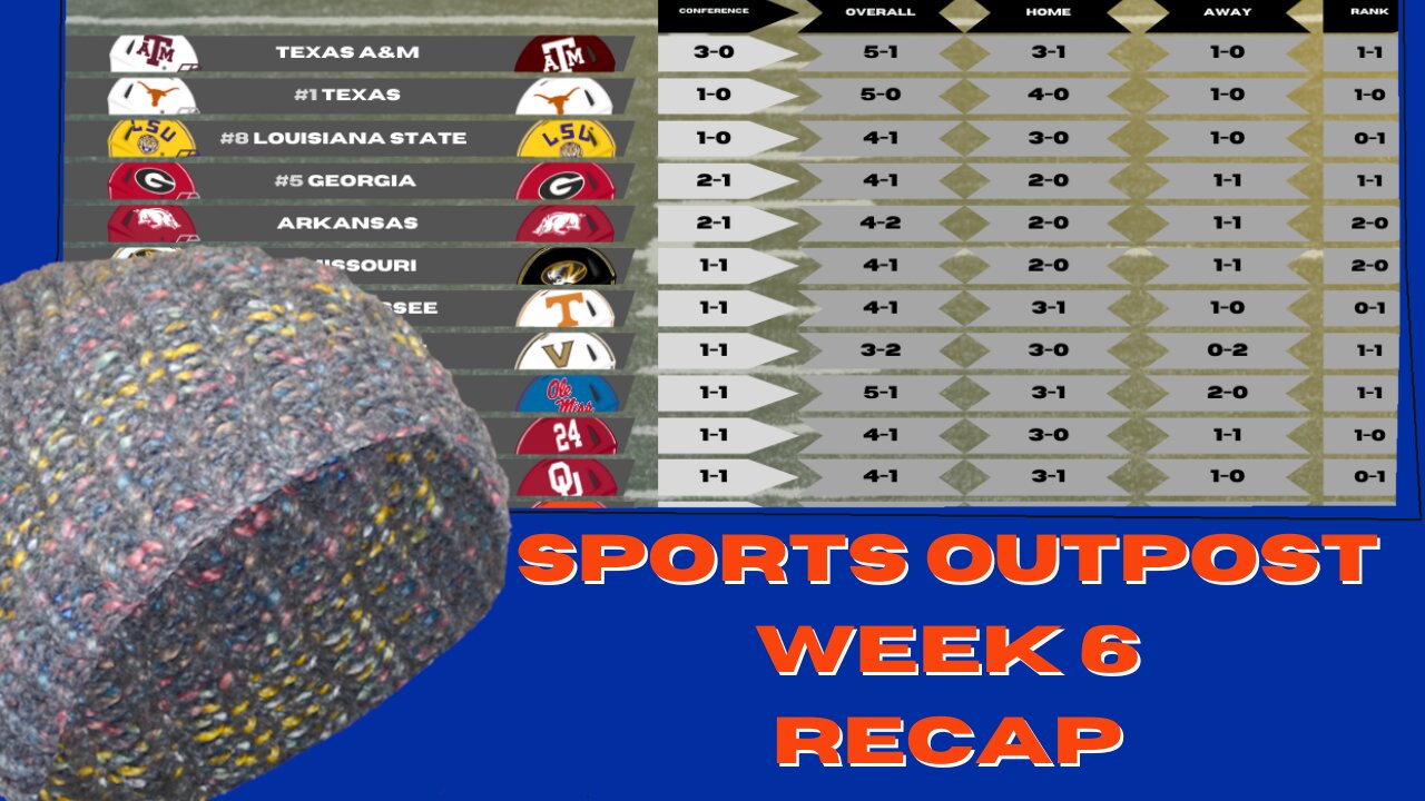 Gators Win In The Swamp, SEC Week 6 Recap & Standings-Roady Style