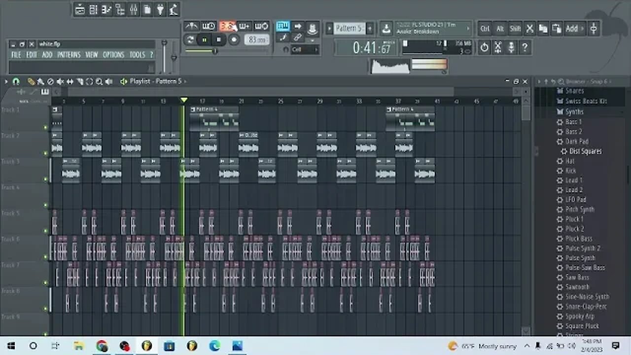 LIVE MAKING BEATS IN FL STUDIO 2/23/2023