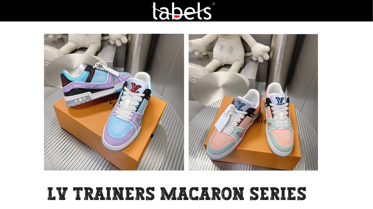 Best Quality LV Trainers Macaron Series by Labels