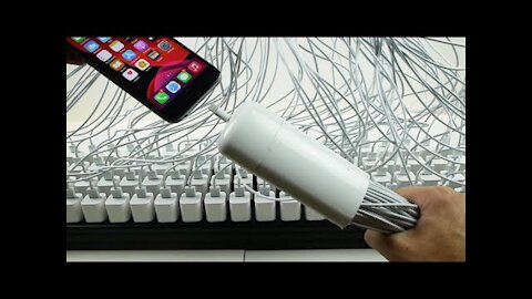 What Happens If You Plug 100 Chargers in an iPhone_ Instant Charge!
