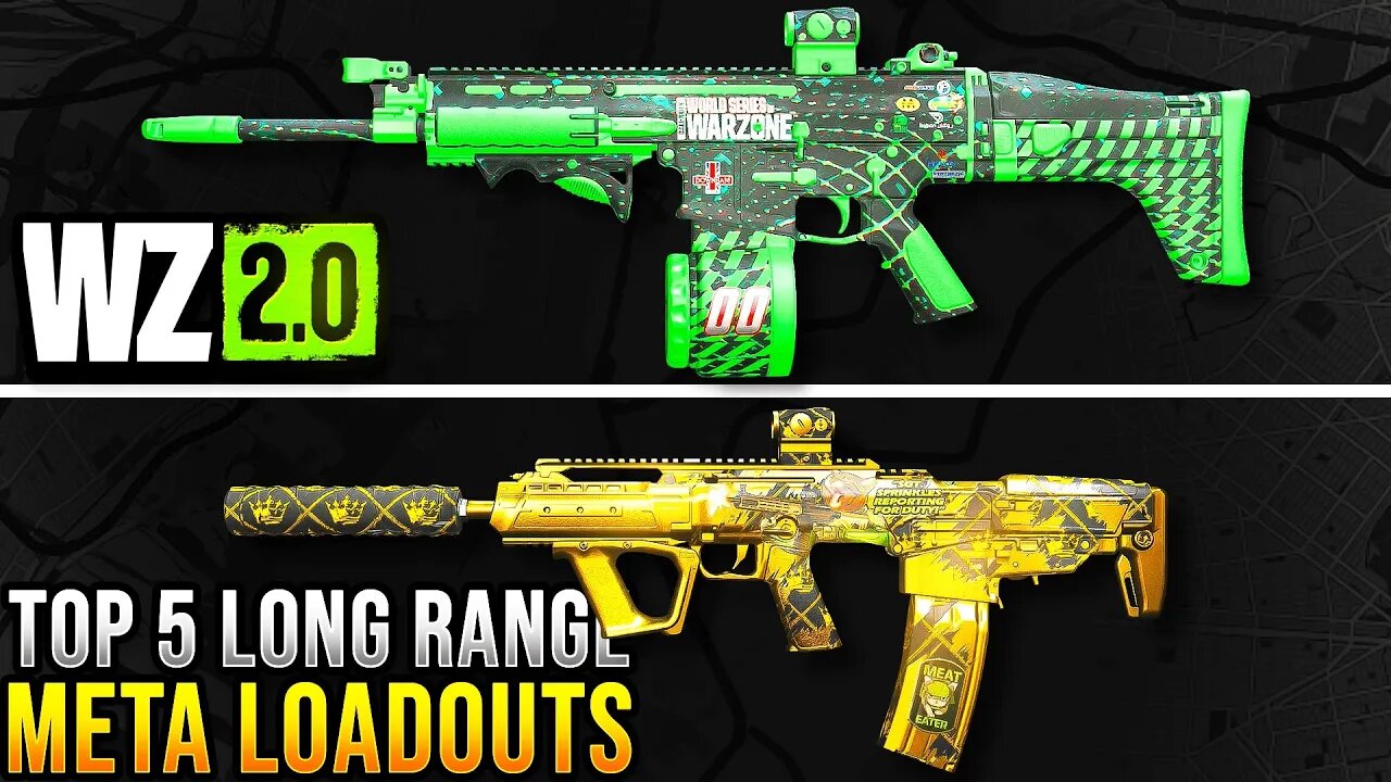 Warzone Top 5 LONG RANGE META Loadouts! (Warzone Best Loadouts)
