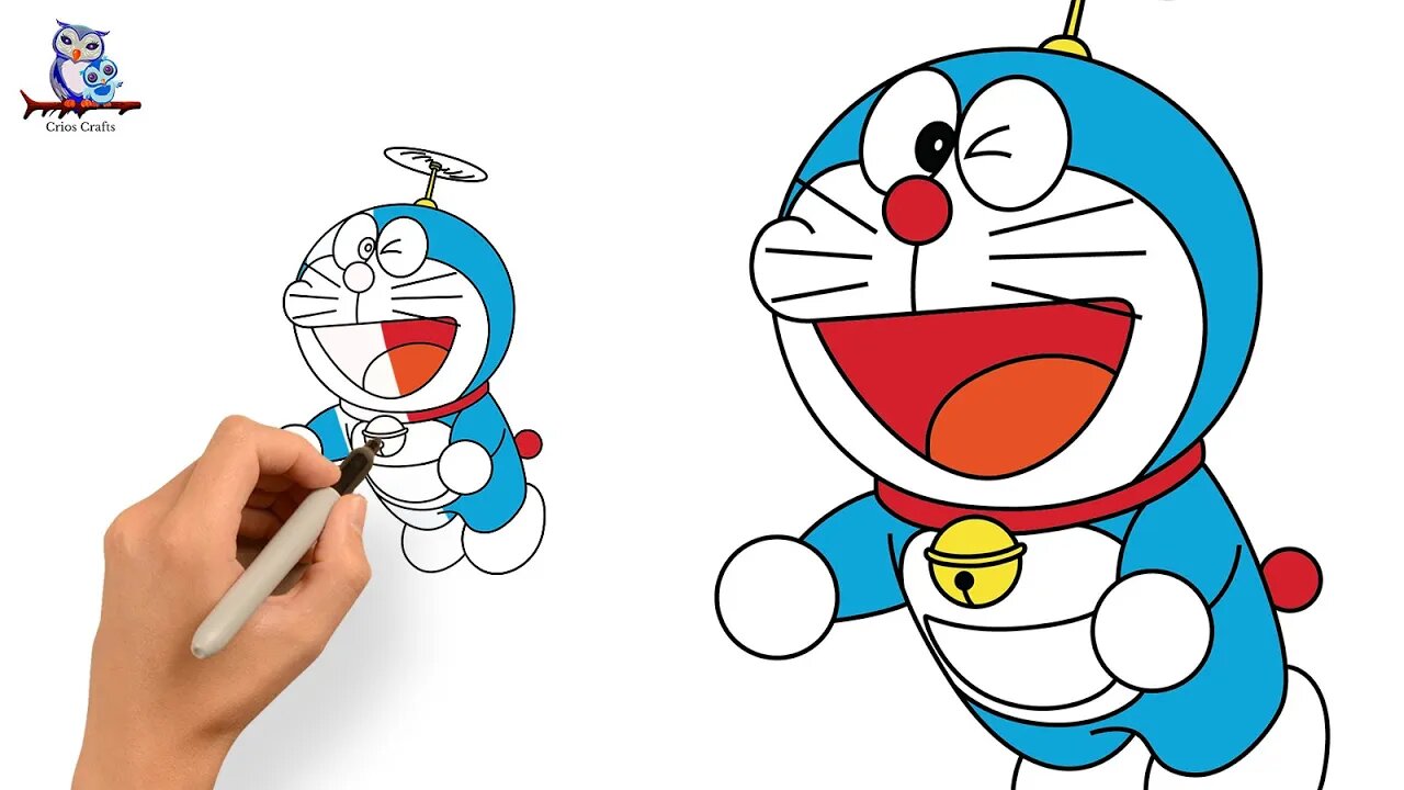 How to Draw Doraemon Cat Robot Manga - Story of Seasons