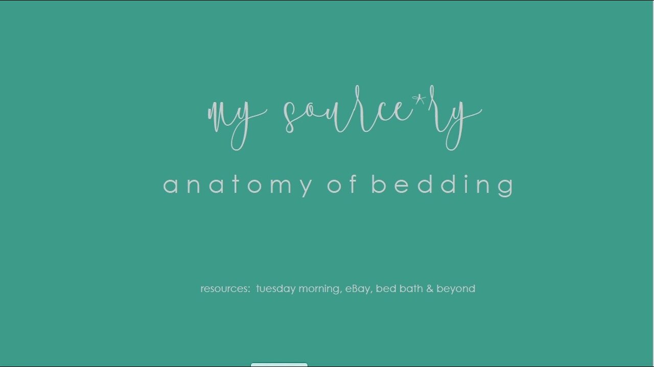 Anatomy of Bedding