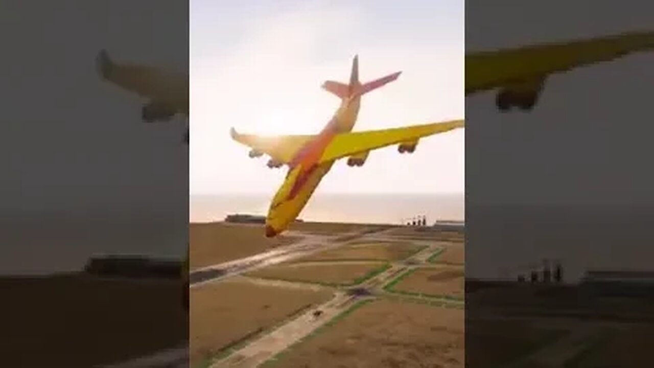 gtav~canarampcarflipgoldencargoplane✈️#shorts