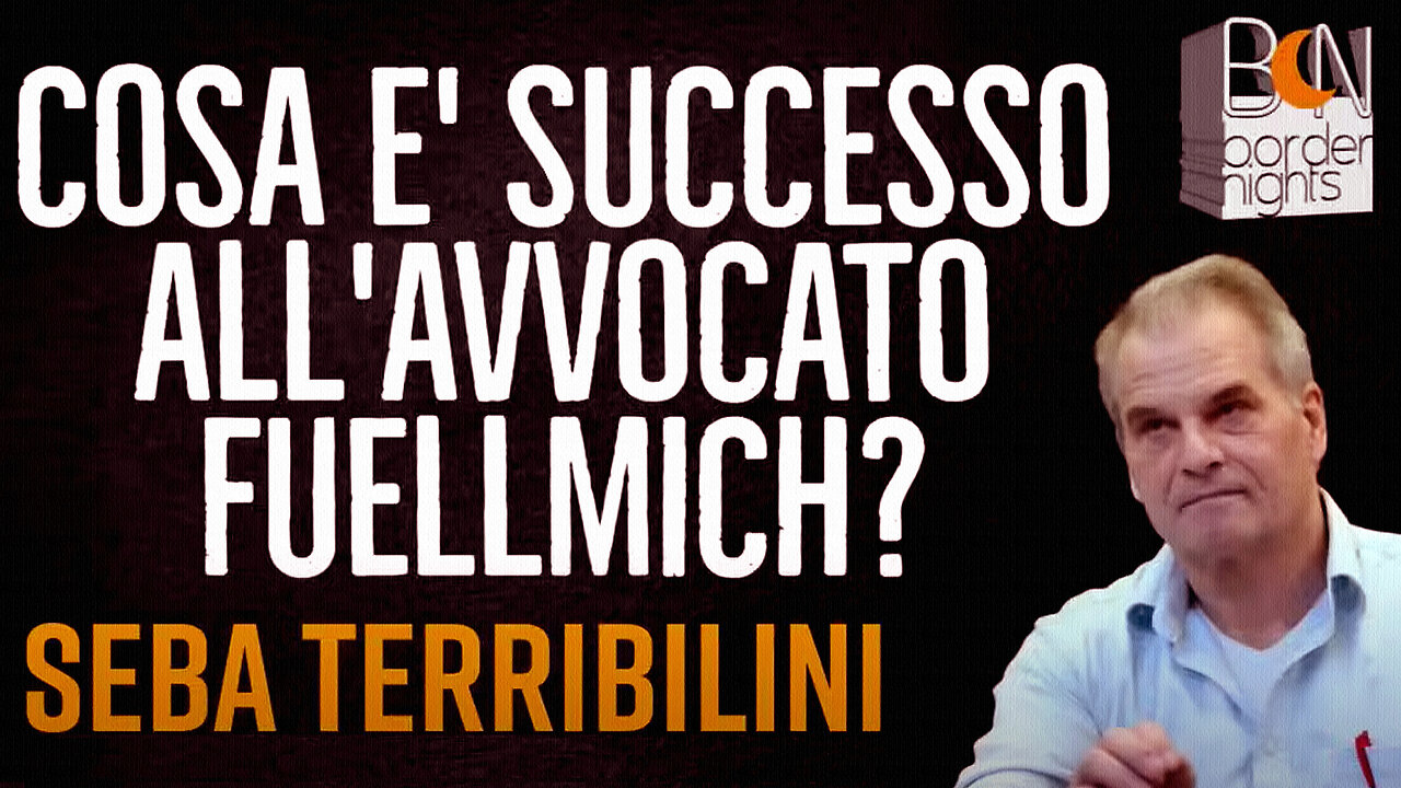 #SEBA TERRIBILINI: “COSA È SUCCESSO ALL'AVVOCATO FUELLMICH?!...”👿👿👿 =🛑MA LA VERGINE 〽️ARIA GUIDA #IL SUO POPOLO VERSO UN TEMPO DI PRIMAVERA!!=😇💖🙏 #T'ADORIAM OSTIA DIVINA, T'ADORIAM OSTIA D'AMOR...