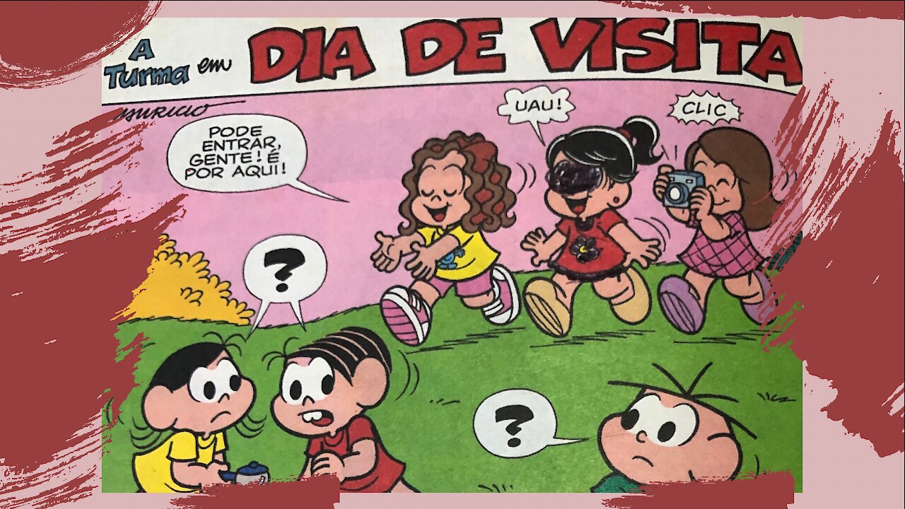 A TURMA EM DIA DE VISITA || Quadrinhos da Mônica Narrado