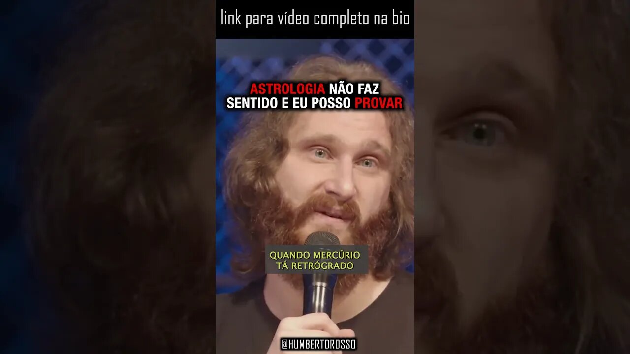 ASTROLOGIA NÃO FAZ SENTIDO Com Humberto Rosso #shorts