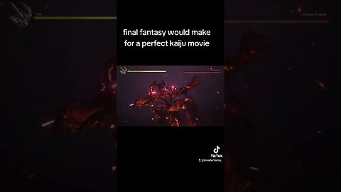 final fantasy would make a perfect kaiju movie #finalfantasy #ff16 #squareenix #twitch #ps5 #shorts