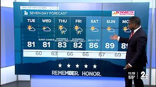 WMAR-2 News Weather at 11