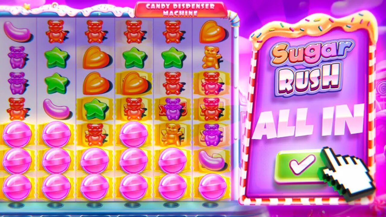 WE WON BIG BUT WENT ALL IN AGAIN ON SUGAR RUSH!