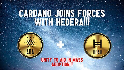 Cardano Joins Forces With Hedera!!!