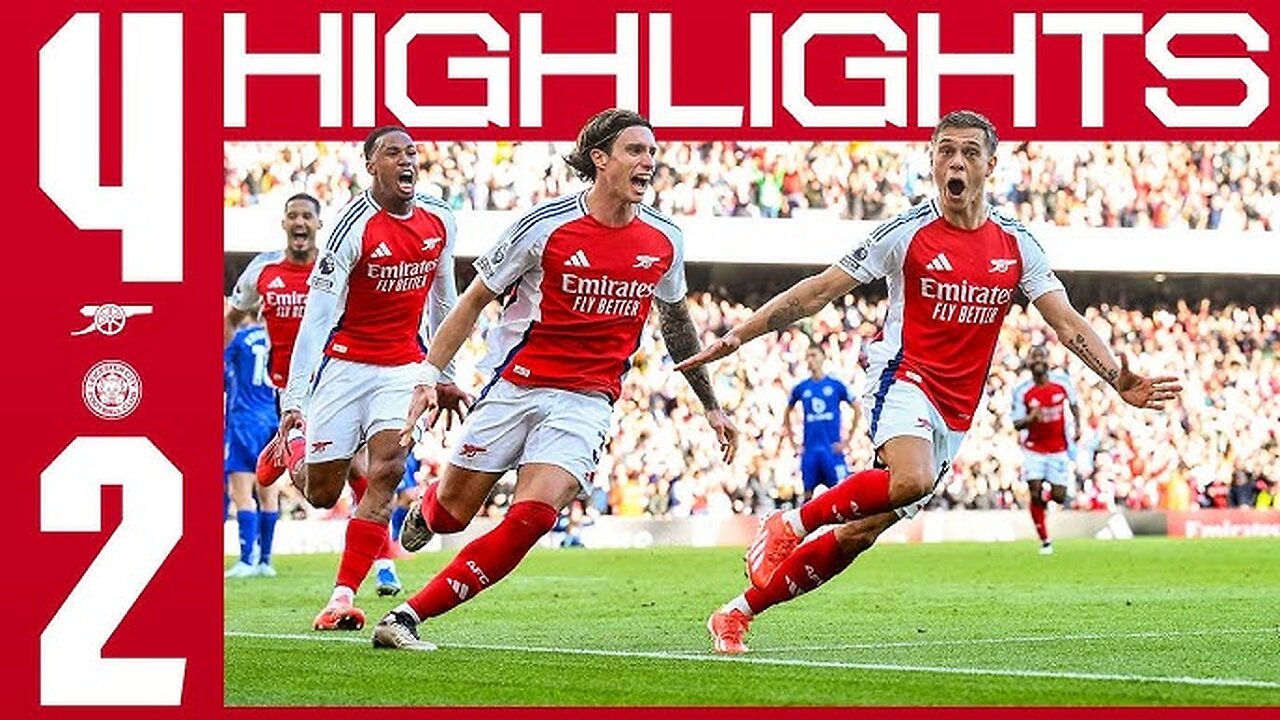 A BIG WIN! 🤩 | HIGHLIGHTS | Arsenal vs Leicester City (4-2) | Martinelli, Trossard x2, Havertz | PL