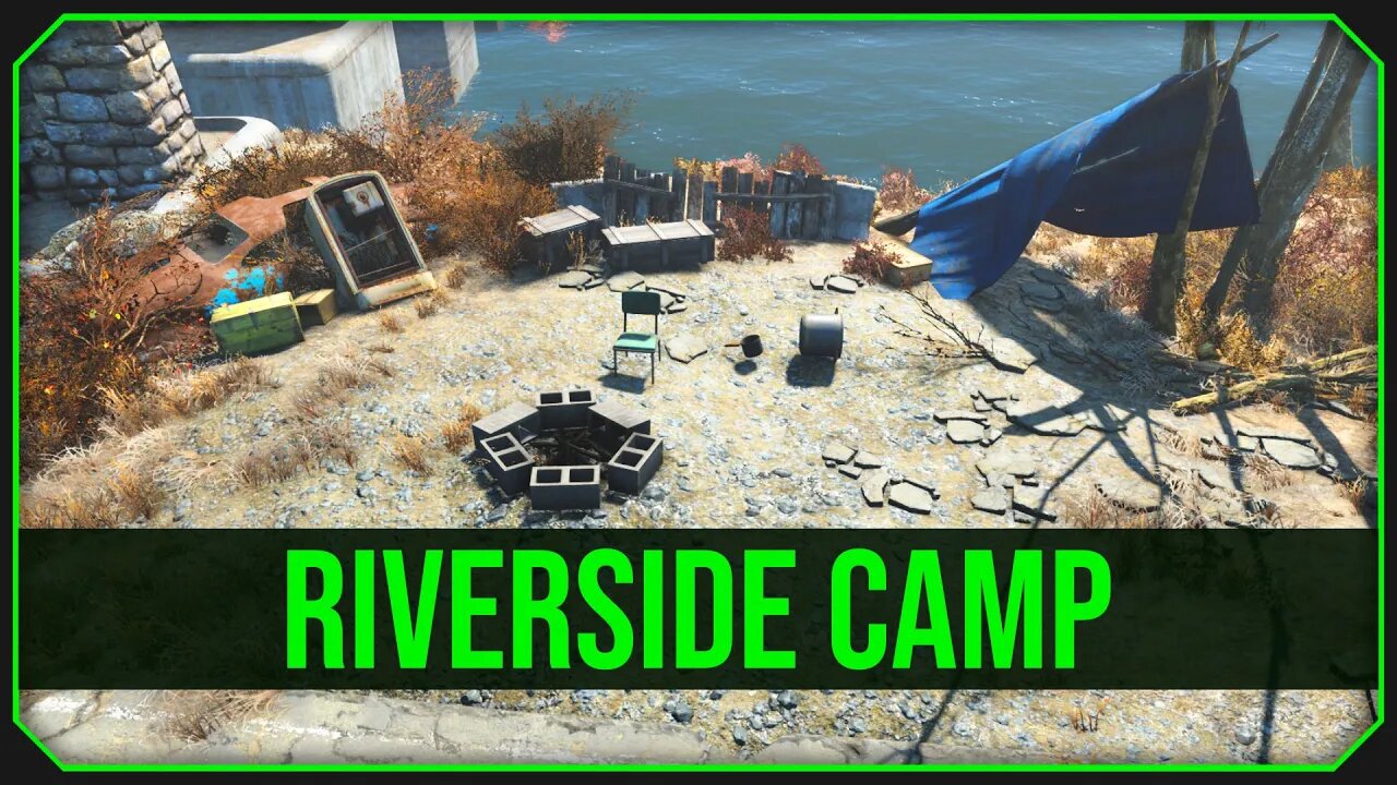 Riverside Camp in Fallout 4 - A Sanctuary in the Wasteland