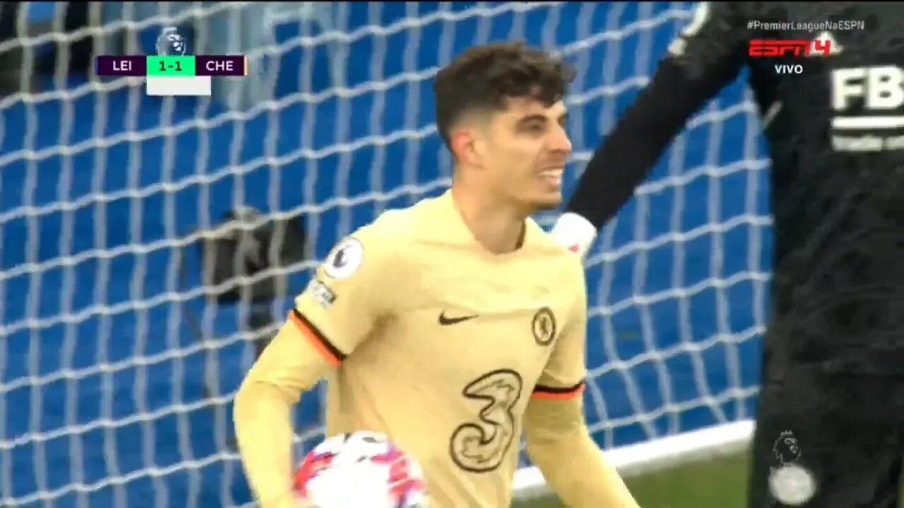 lindo passe de Enzo Fernández para um belo gol do Havertz - 50;02+5