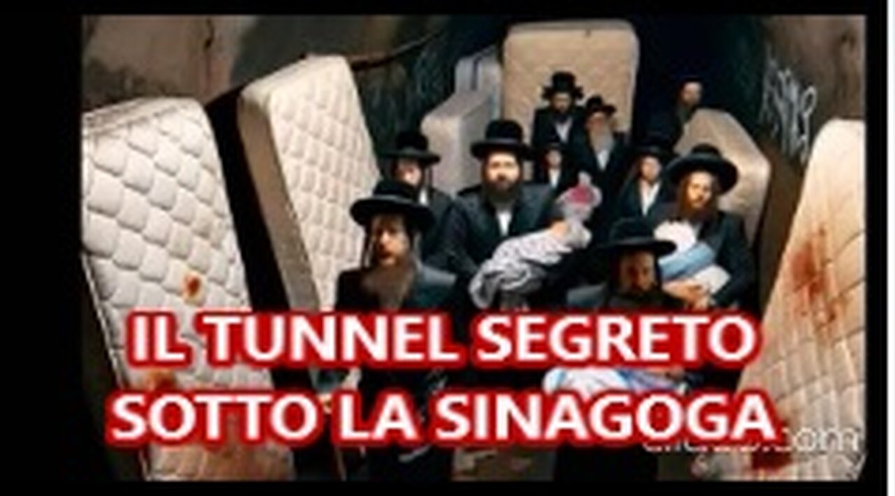 IL TUNNEL SEGRETO SOTTO LA SINAGOGA