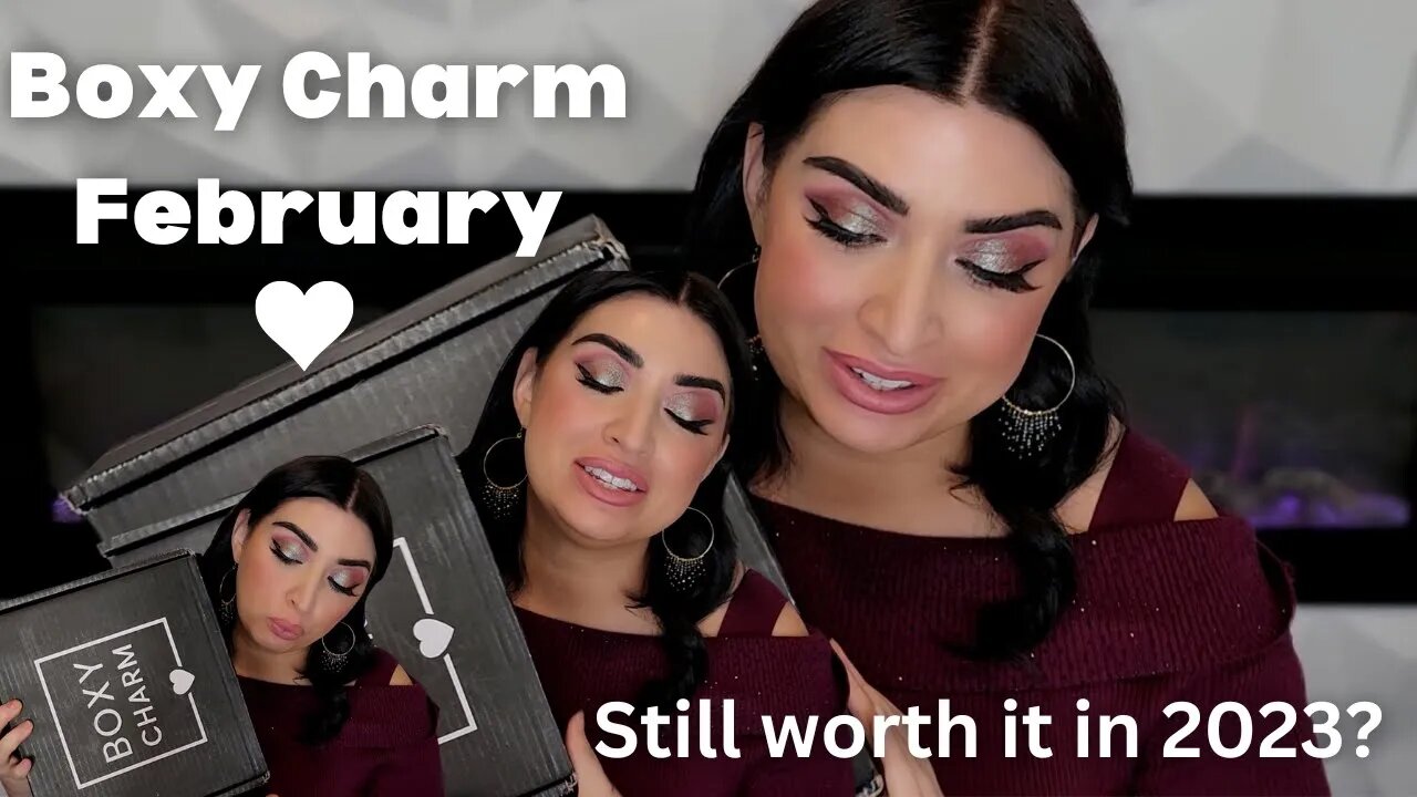 Boxycharm Premium Unboxing February 2023 - My sister forced me into agreeing to this thumbnail