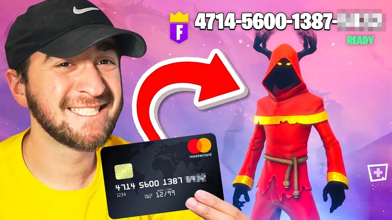 I Put My Credit Card In My Fortnite Name