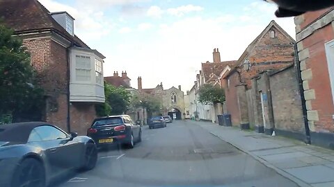 Driving in Salisbury Cathedral 11th May.