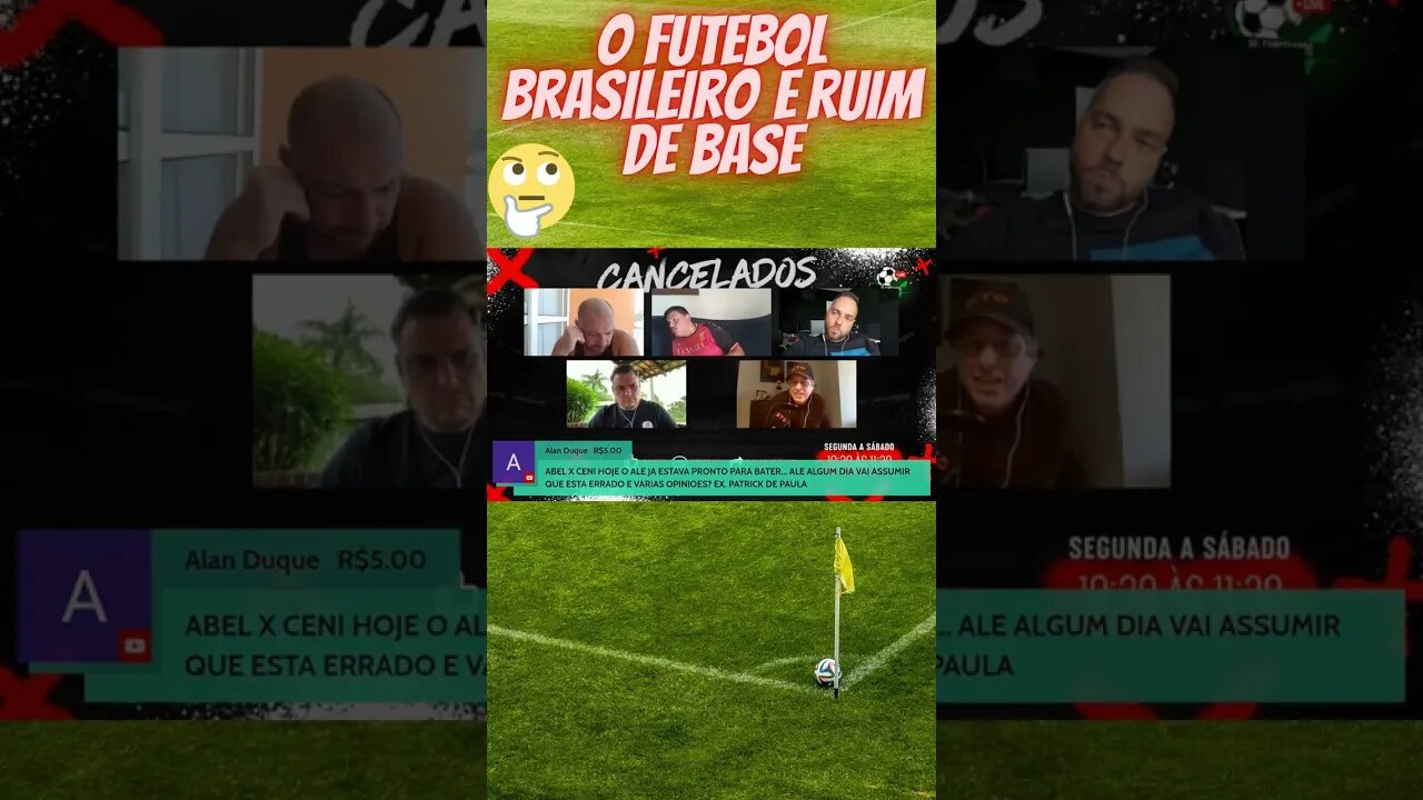 O futebol brasileiro é ruim de base #shorts #shortsvideo #shortsviral #futebol #resenhaesportiva