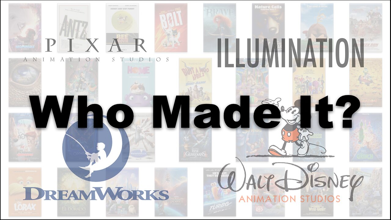 Can You Identify the Animation Studios for 30 Movies?