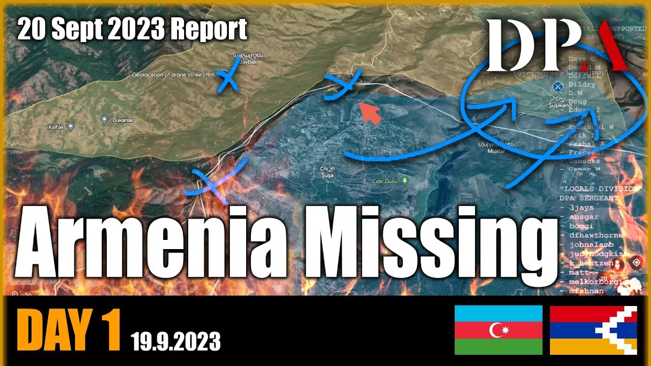 [ Karabakh War SITREP ] Day 1 - Azerbaijan invades Republic of Artsakh (Armenia) on 4 fronts!