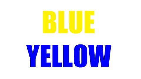Blue And Yellow