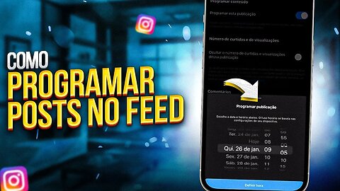 Como PROGRAMAR POSTS NO FEED do INSTAGRAM PELO APP OFICIAL (NOVA FUNÇÃO)