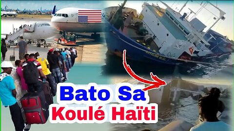 Woy Gadé Yon Gro Bato Kap Koulé Nan Pò Lafito /Men Anpil Princip Pou Moun Ki Ap Voyagé Etazini