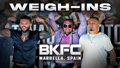 BKFC ON DAZN SPAIN Weigh-In | LIVE!