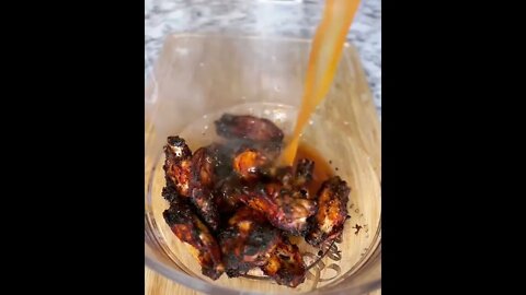 Pineapple jerk wangzzz | @cordandthekitchen on IG 🍍🐔 #shorts