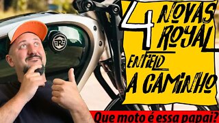 Que moto é essa papai❓😮 4 NOVAS ROYAL ENFIELD a caminho em 2023. PREPARE-SE ✅ ✅